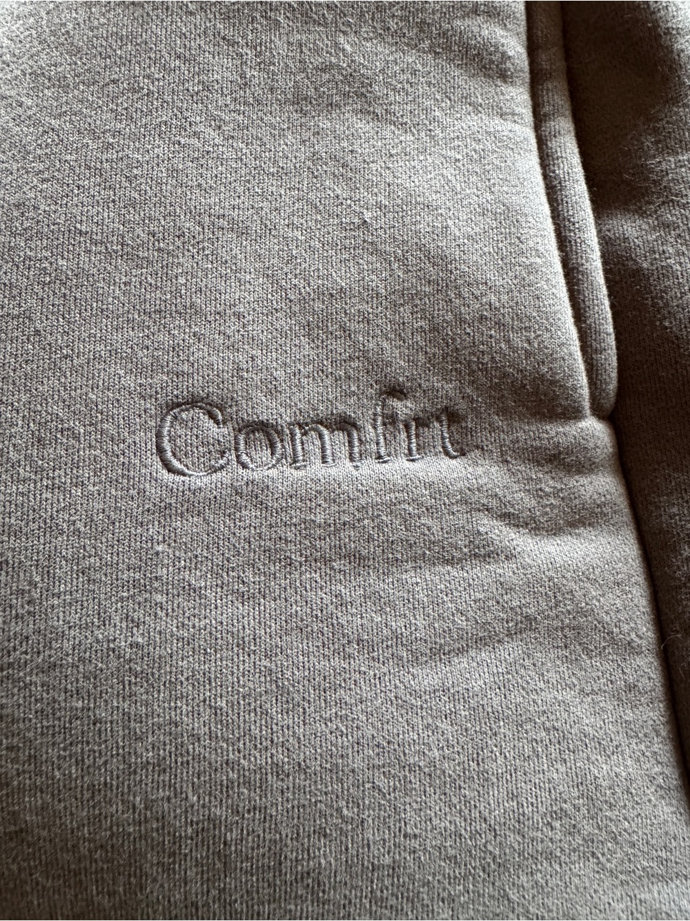Comfit Women's Gray Track Joggers - Relaxed Fleece Jogger set - Picture 3 of 3